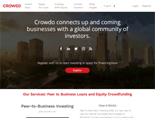 Tablet Screenshot of crowdo.com